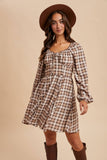 TARTAN MINI DRESS