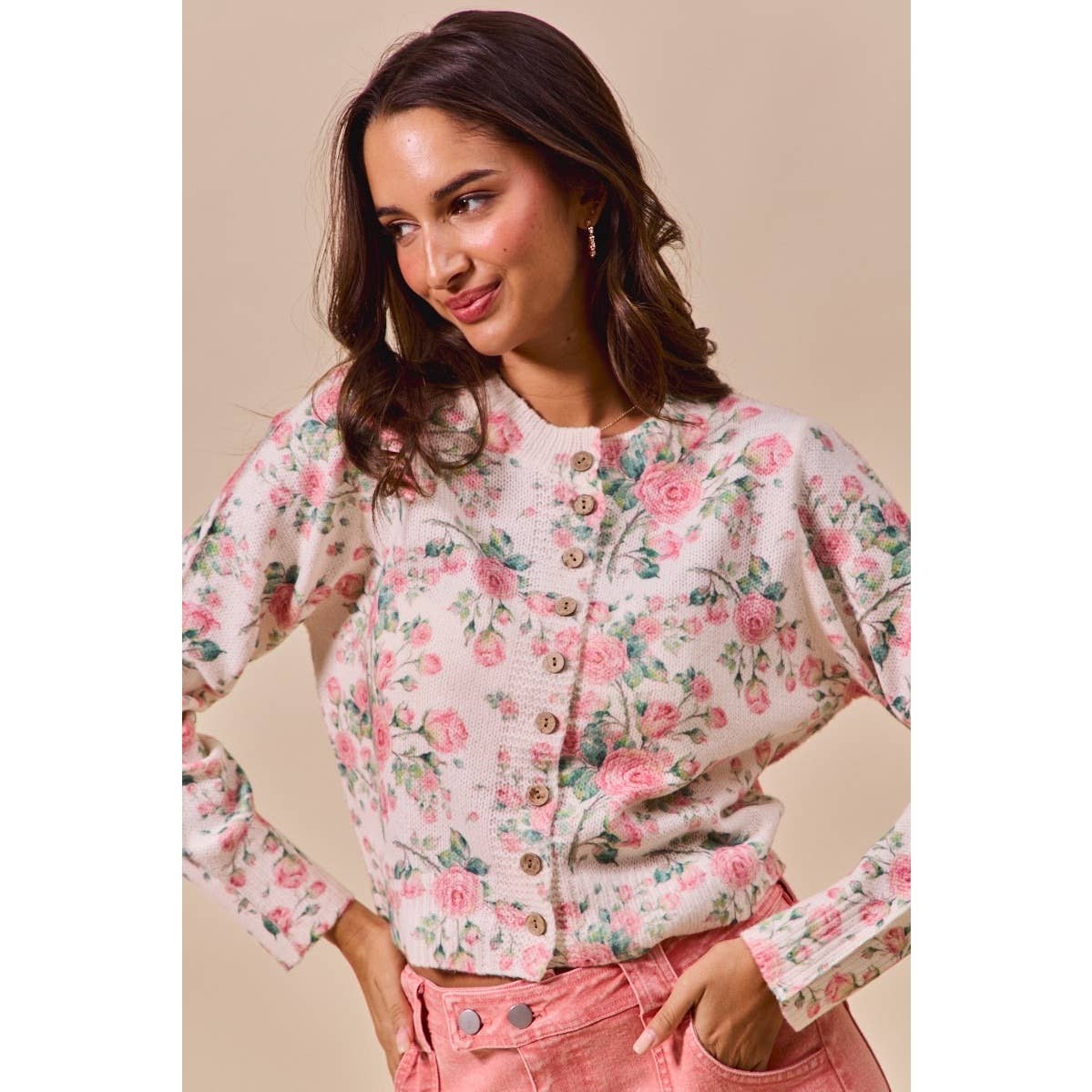 Delaney Floral Cardigan
