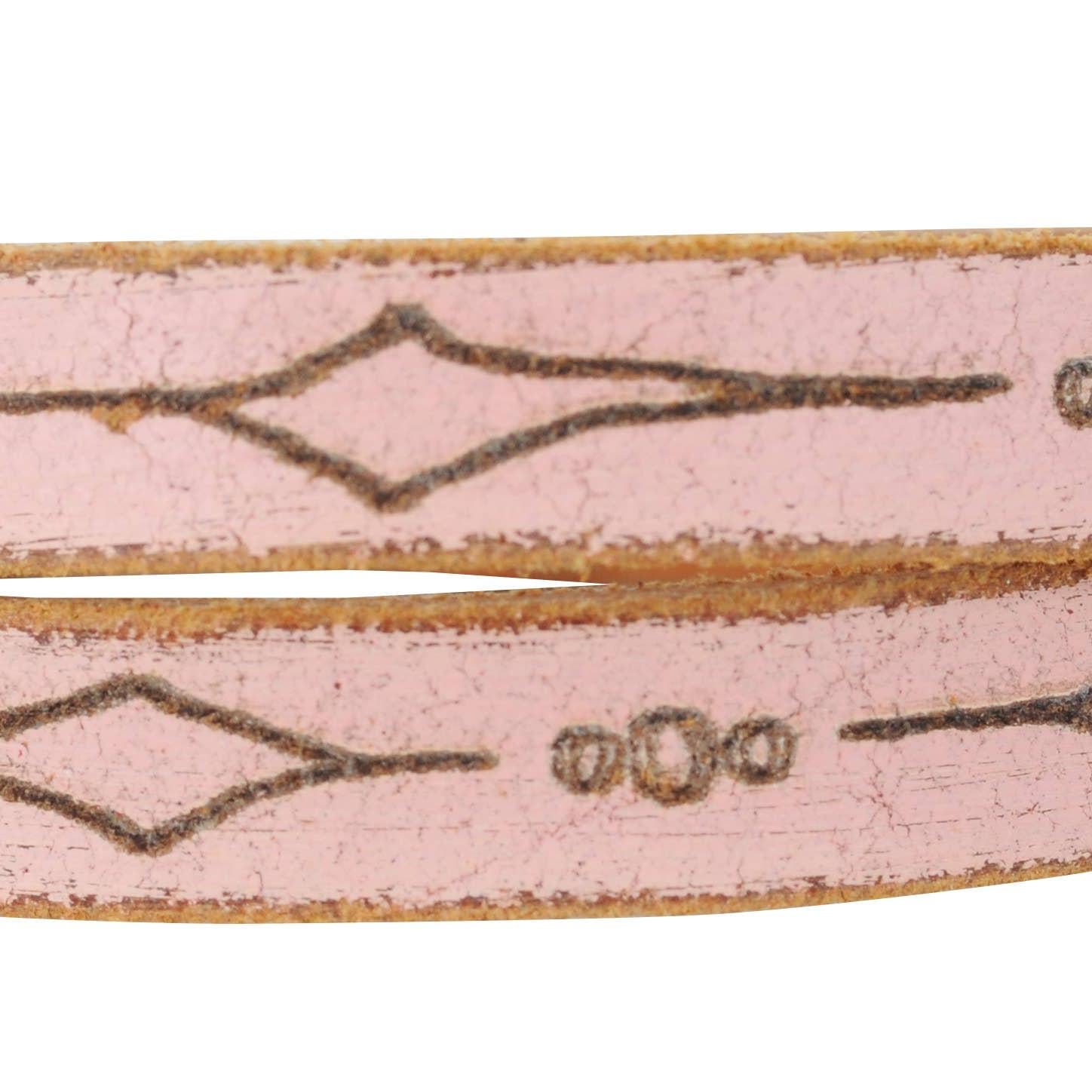Double Wrap Laser Diamond Bracelet