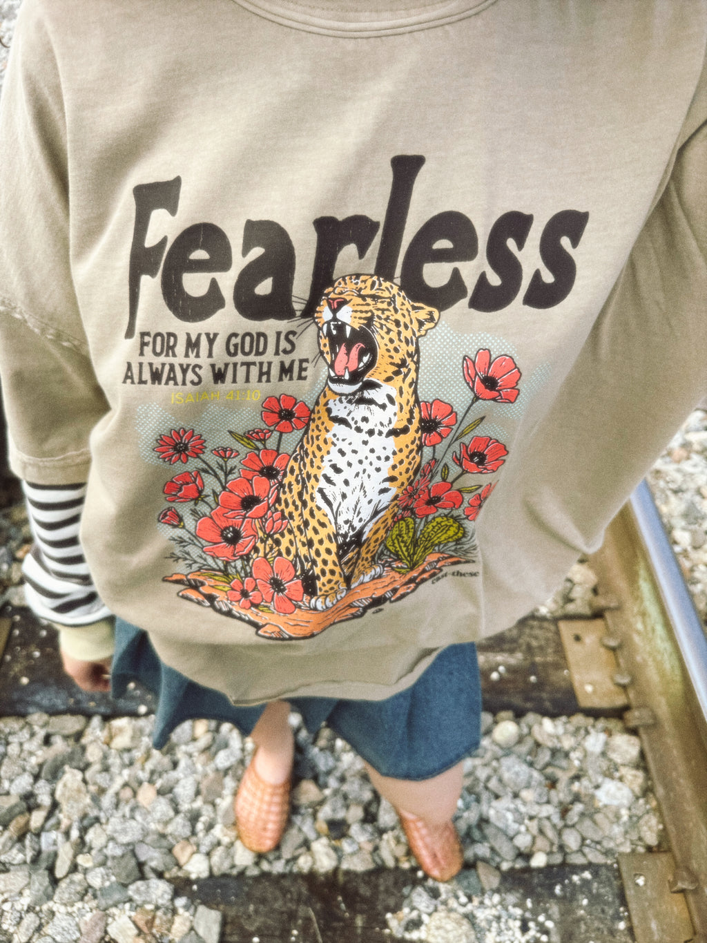 Fearless Oversized Layered Tee