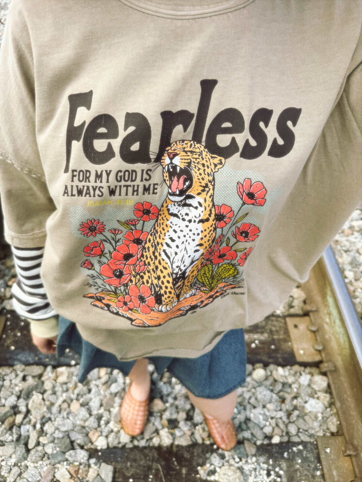Fearless Oversized Layered Tee