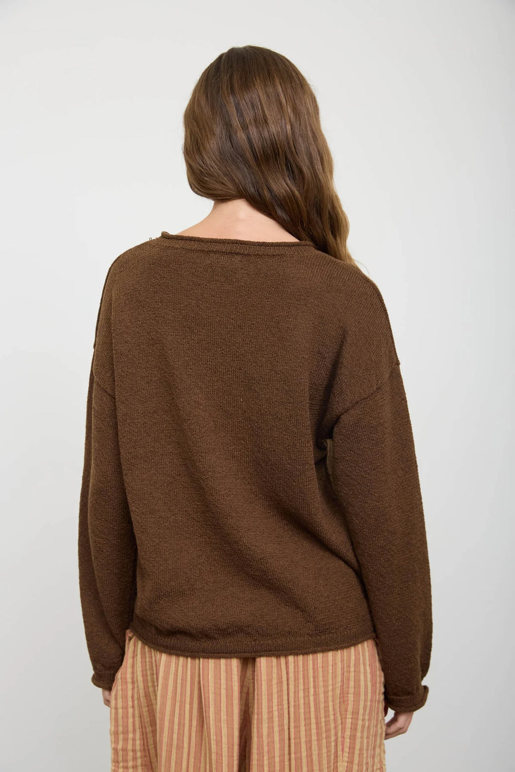 Andrea Long Sleeve Knit Sweater - 2 COLORS