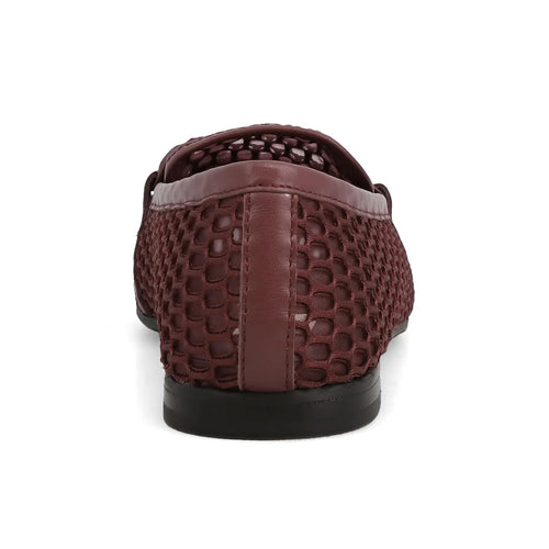 Bailee Chain Detail Loafer – Burgundy