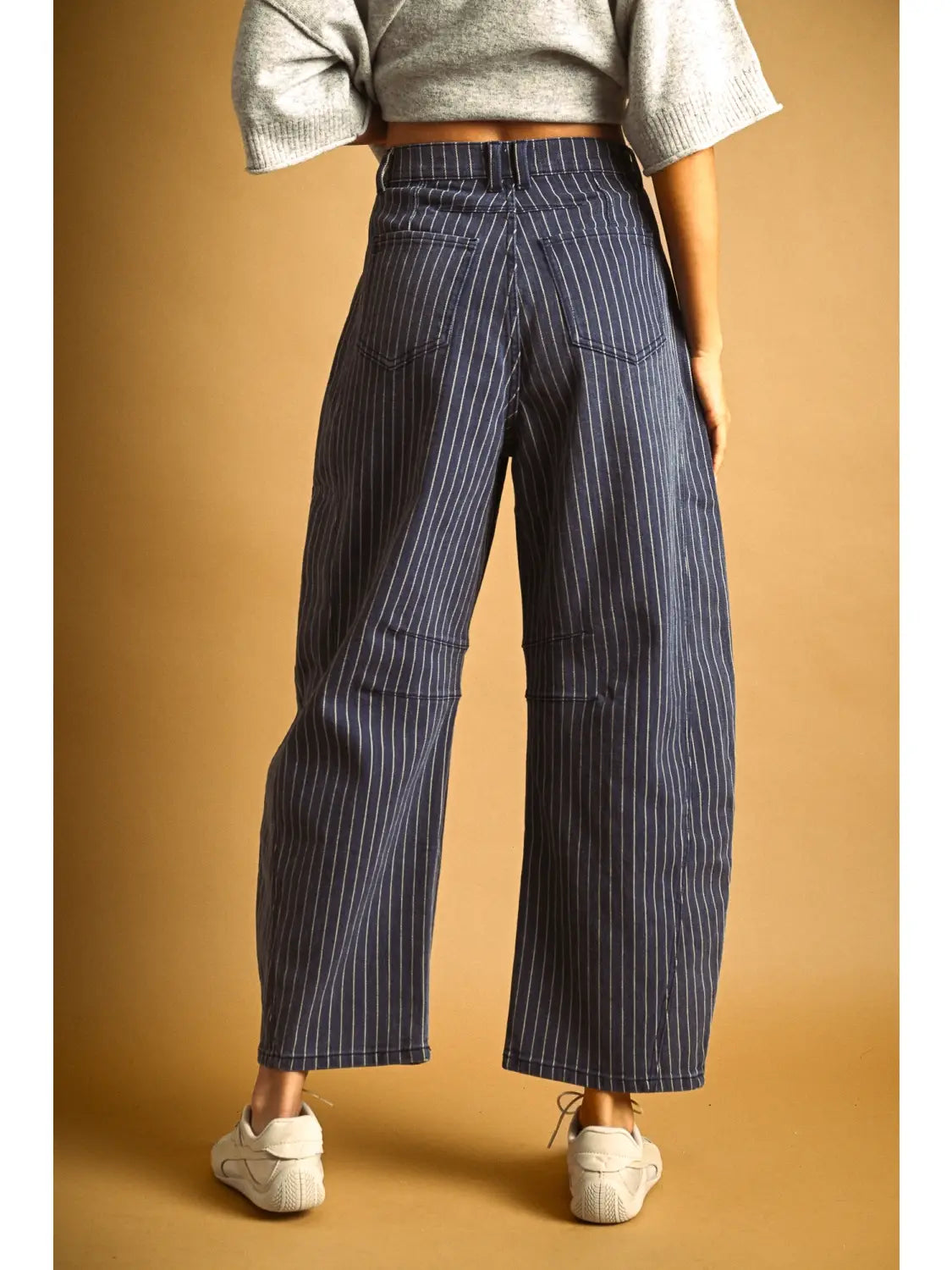 REMI BARREL COTTON PANTS