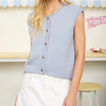 Beth Sleeveless Cardigan