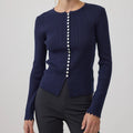 Brenda Ribbed Knit Cardigan