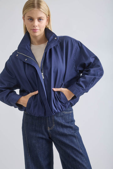 Lucille Mock Neck Jacket