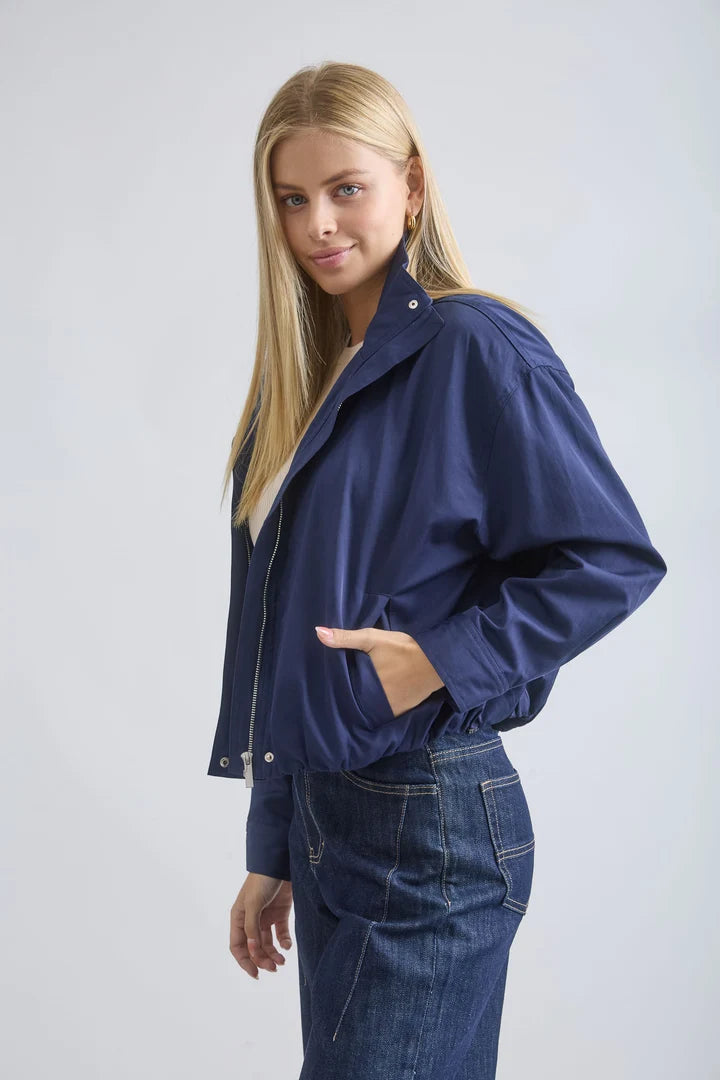Lucille Mock Neck Jacket