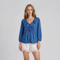 Chandler Chambray Top