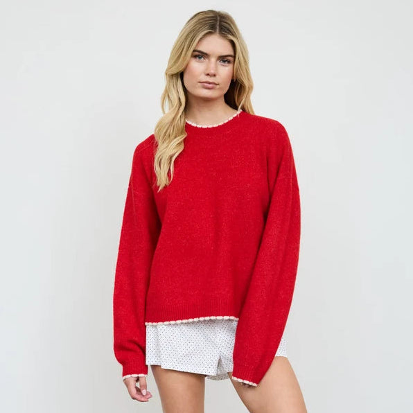 Kacy Contrast Sweater