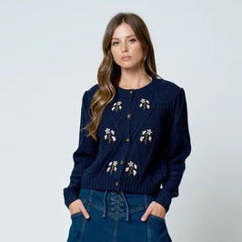 Andie Embroidered Cardigan