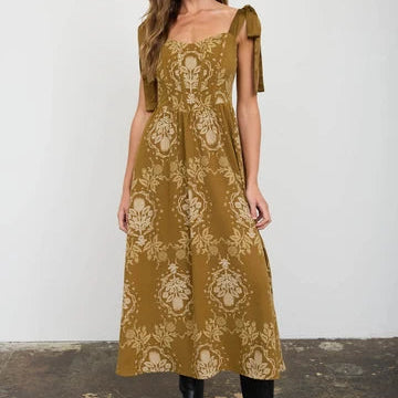 Chloe Medallion Midi Dress