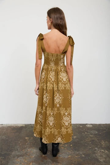 Chloe Medallion Midi Dress