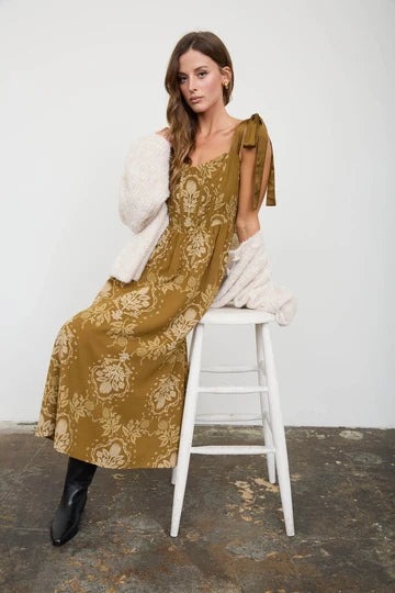 Chloe Medallion Midi Dress