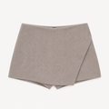 Janice Herringbone Weave Skort
