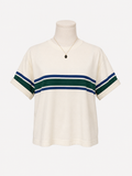 Retro Stripe Boxy Tee