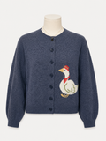 Silly Goose Button Front Knit Cardigan