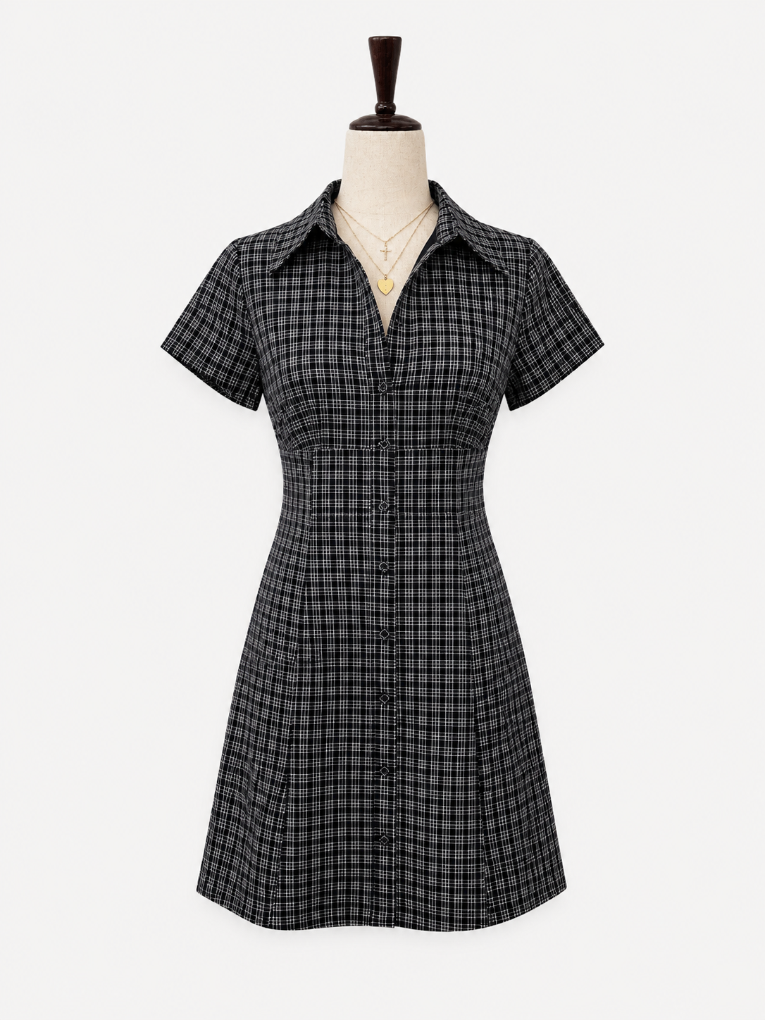 Blake Collar Shirt Mini Dress