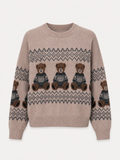 Cozy Bear Crew Neck Sweater