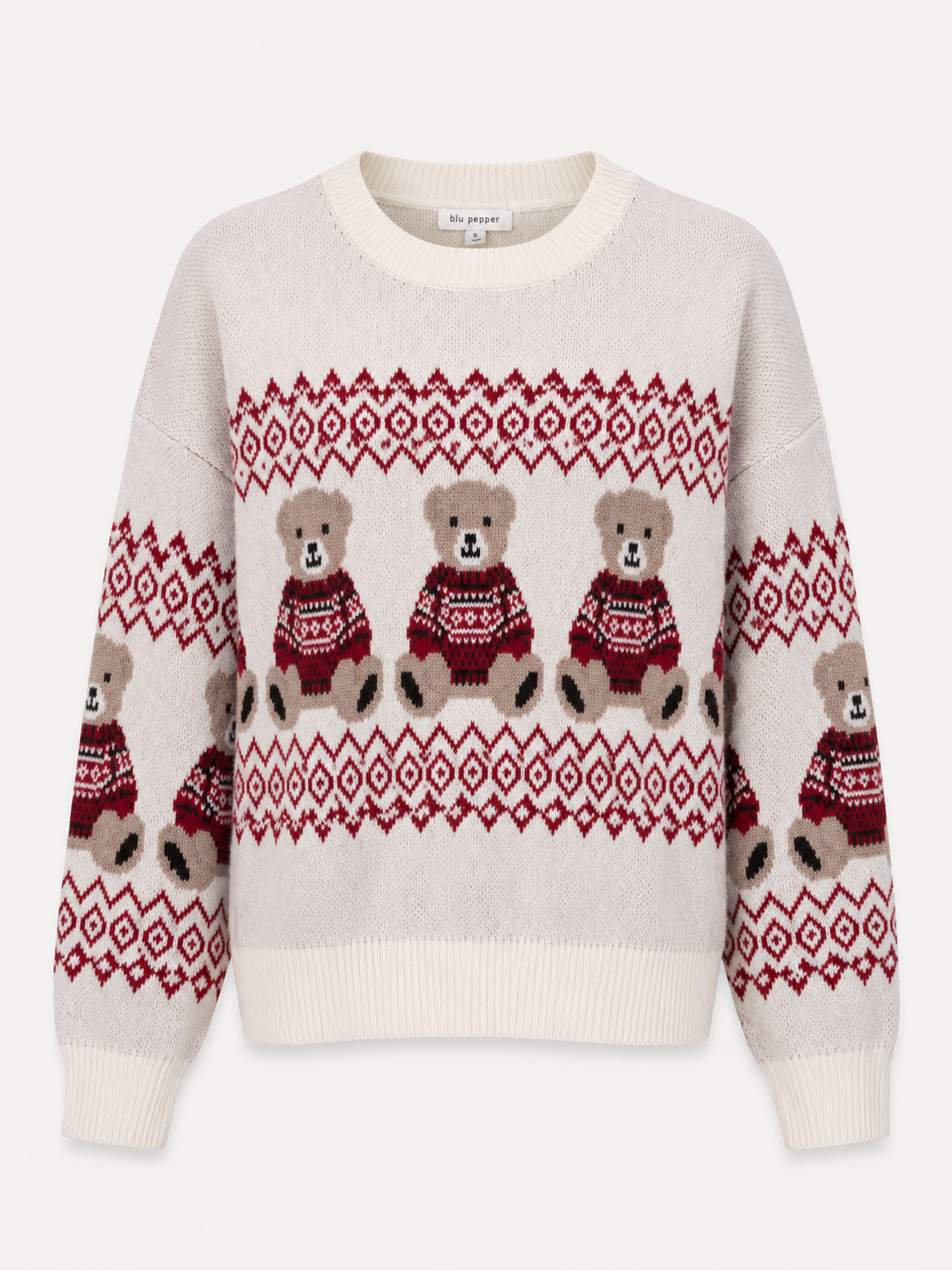 Holiday Bear Crew Neck Sweater