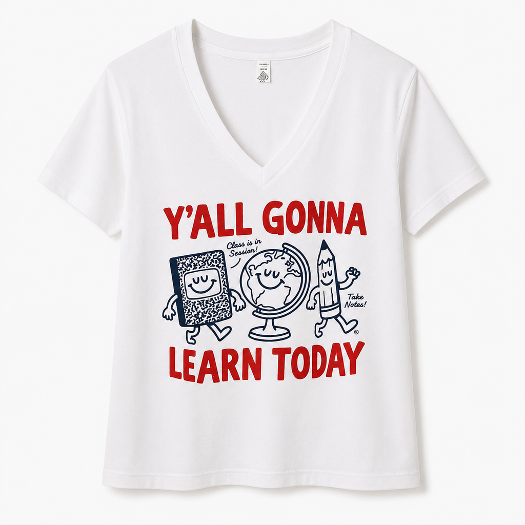 Y'all Gonna Learn Today Graphic Tee