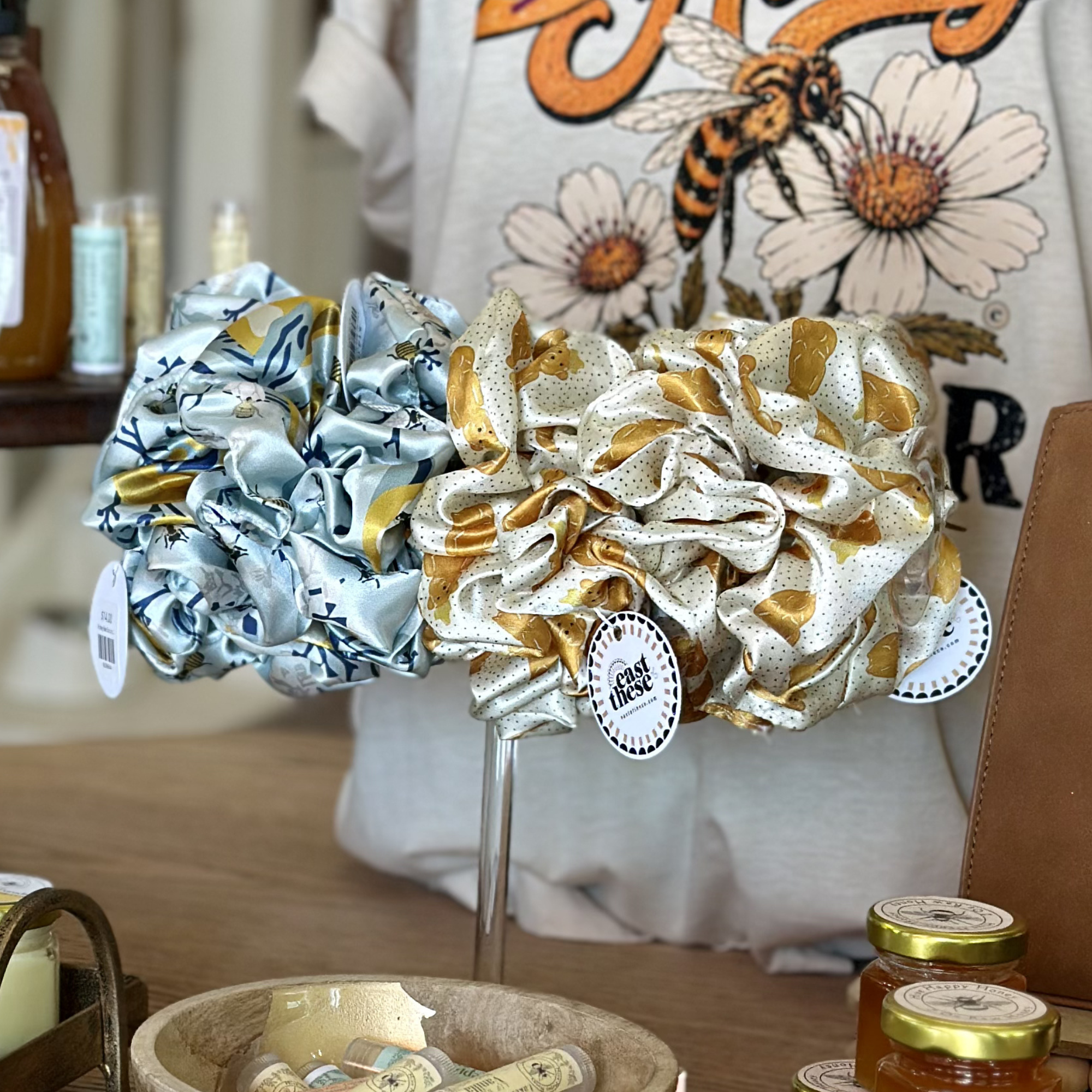 Honey Bear Scrunchie