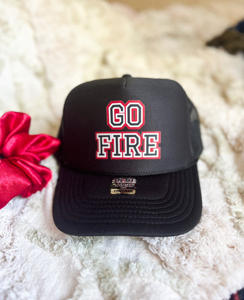 Southeastern University GO FIRE Trucker hat