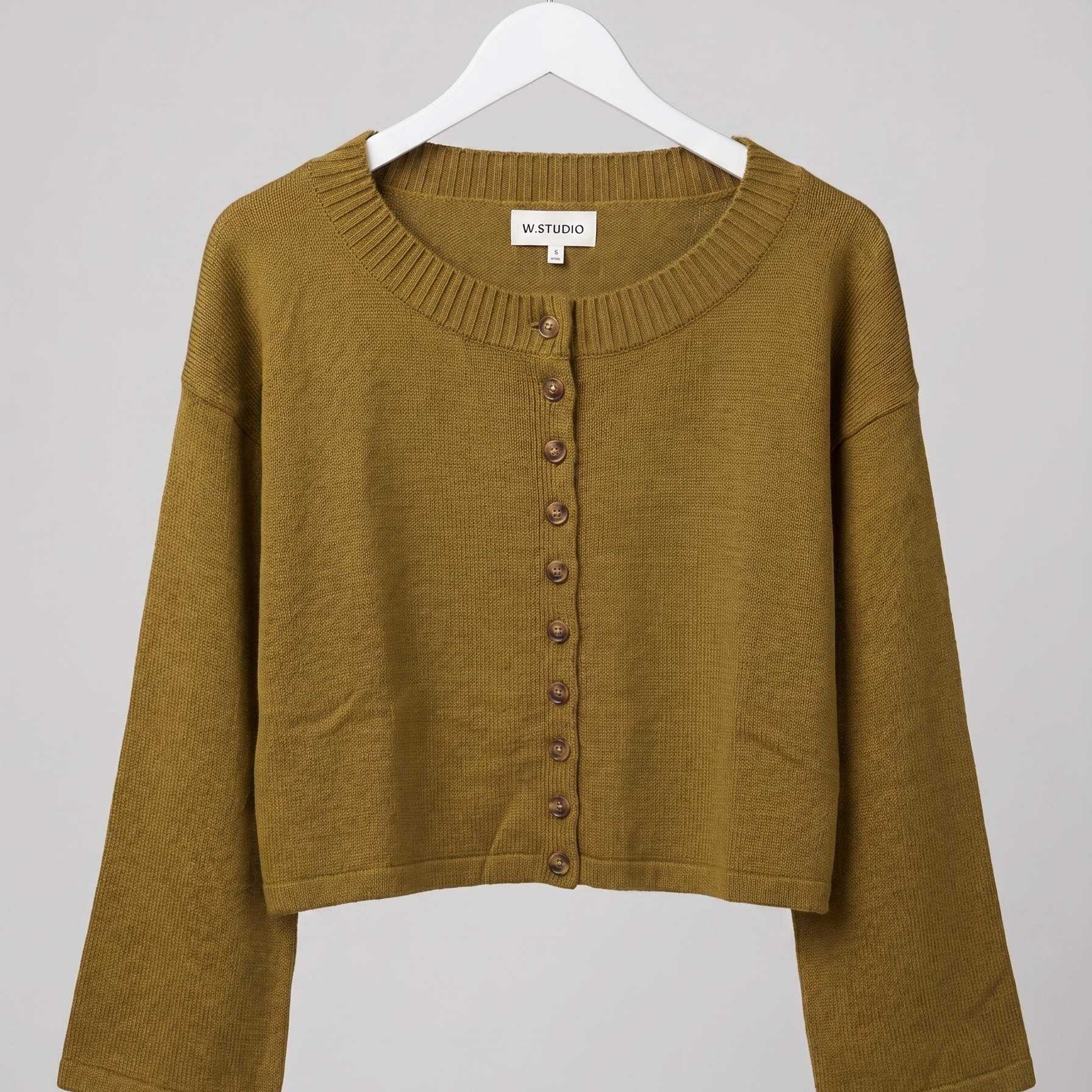 Jane Boxy Cropped Cardigan
