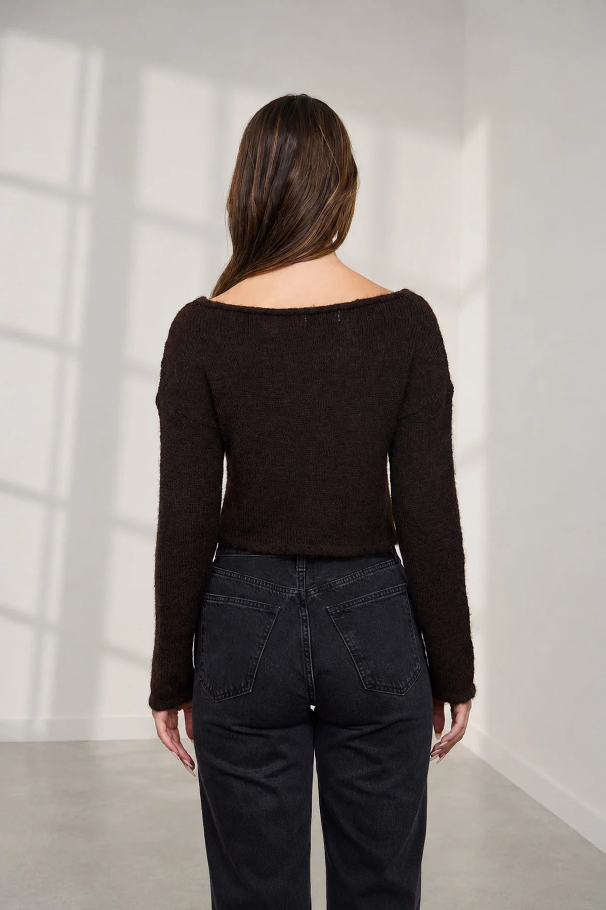 Hailee Fuzzy Cropped Cardigan