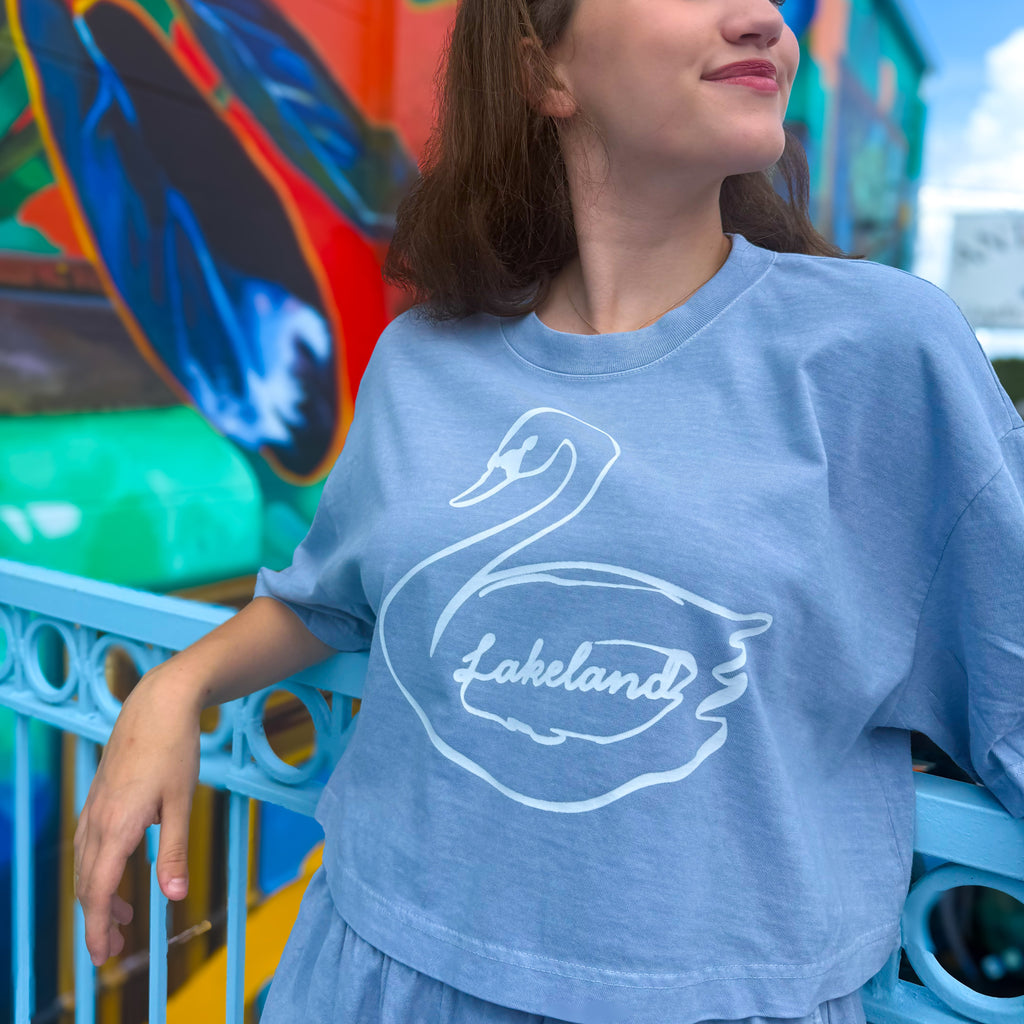 Lakeland Swan Set Crop Top