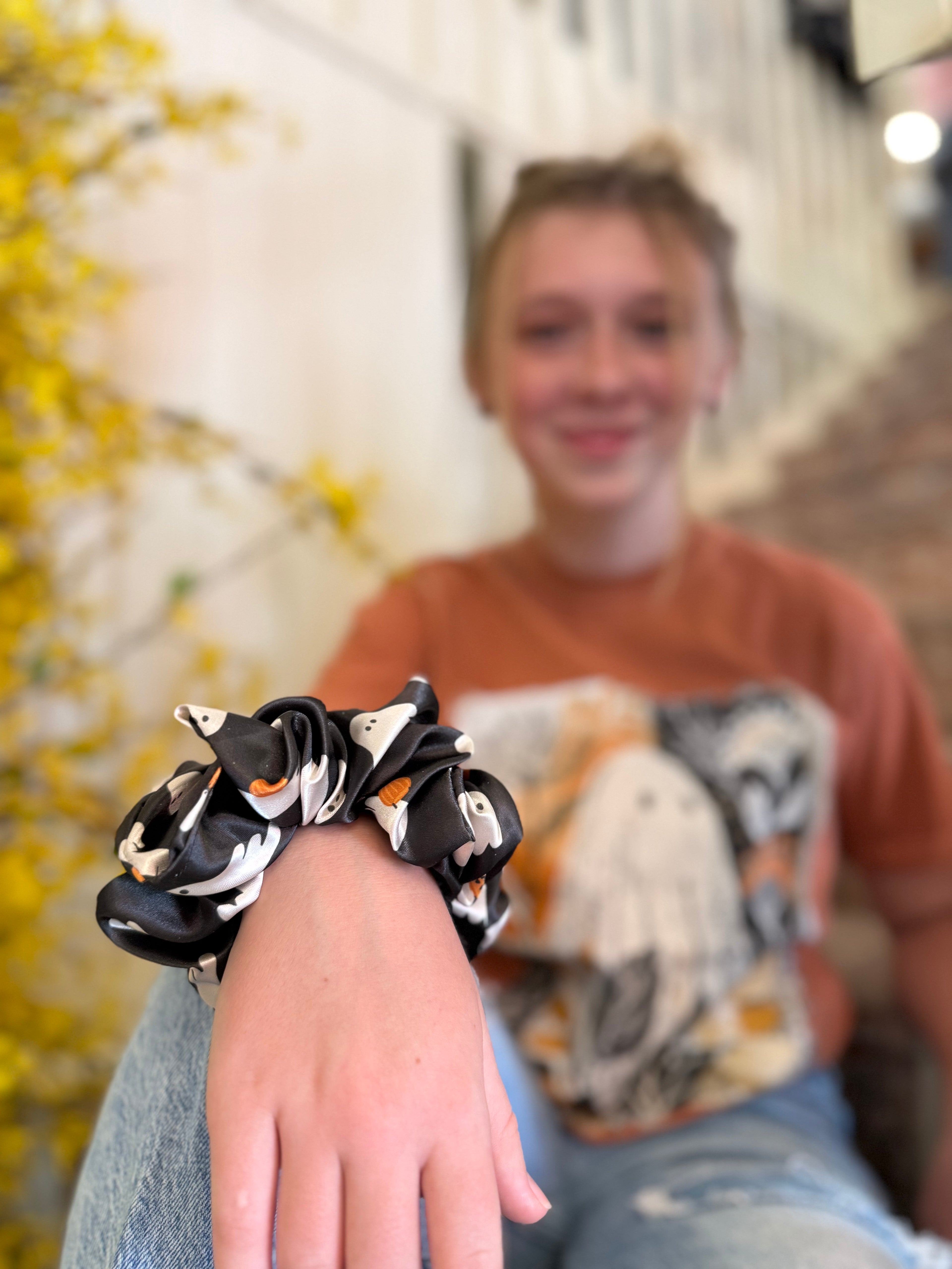 Floral Ghost Tee-  CLEARANCE