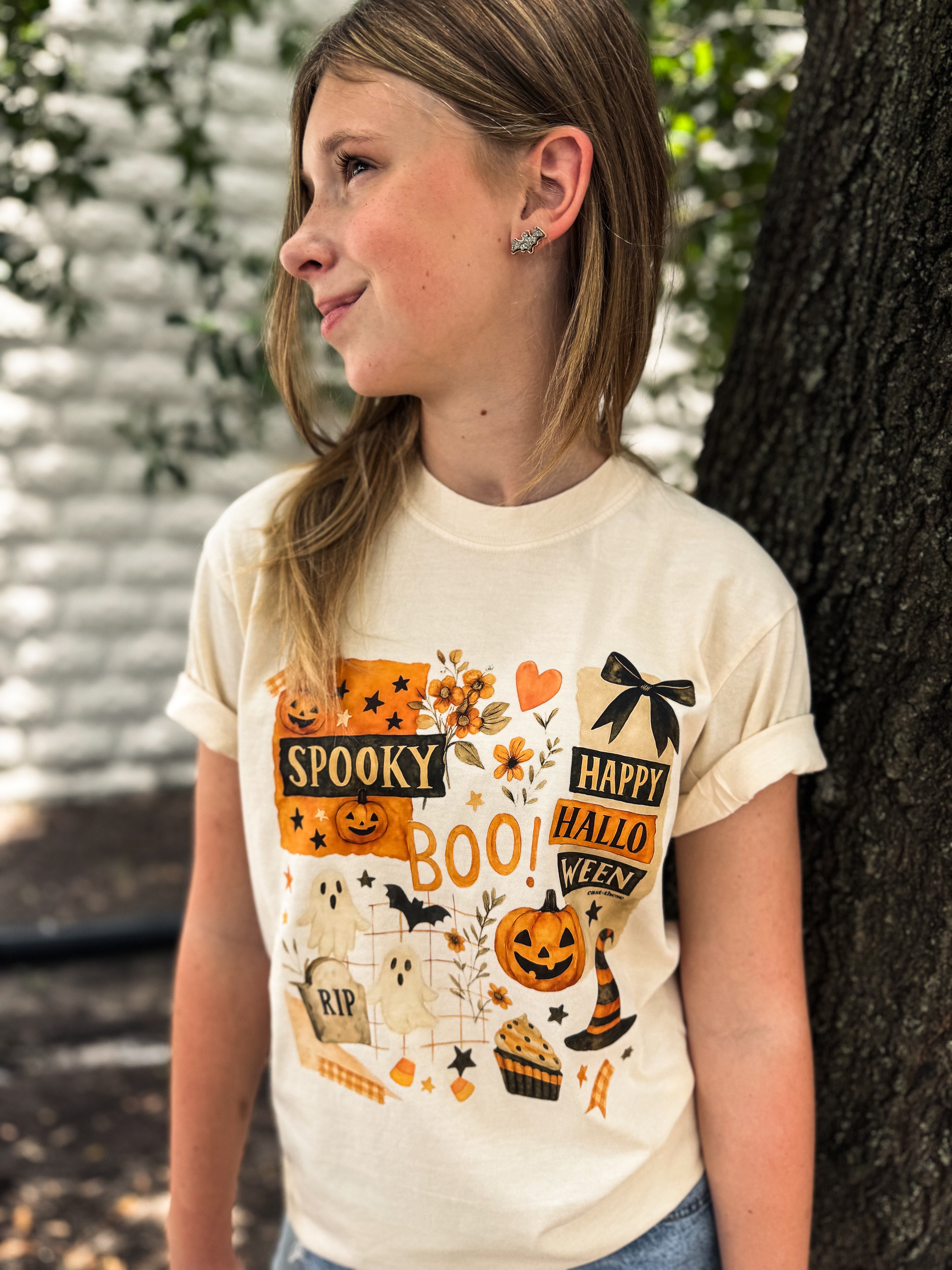 Halloween Collage Tee- CLEARANCE