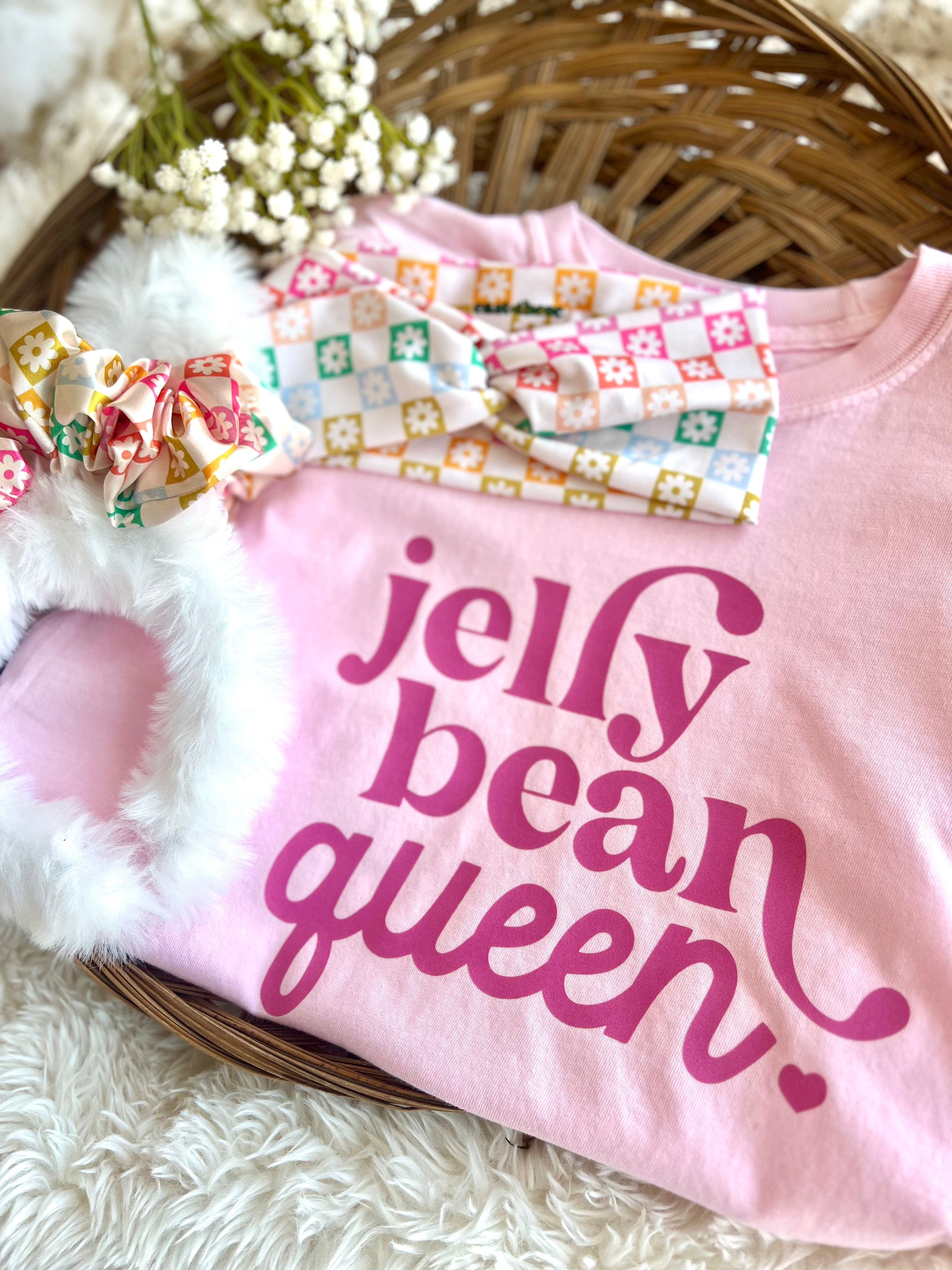 Jelly Bean Queen Spring Tshirt for Easter Candy Lovers