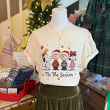 Charlie Brown 'Tis The Season Adult tee