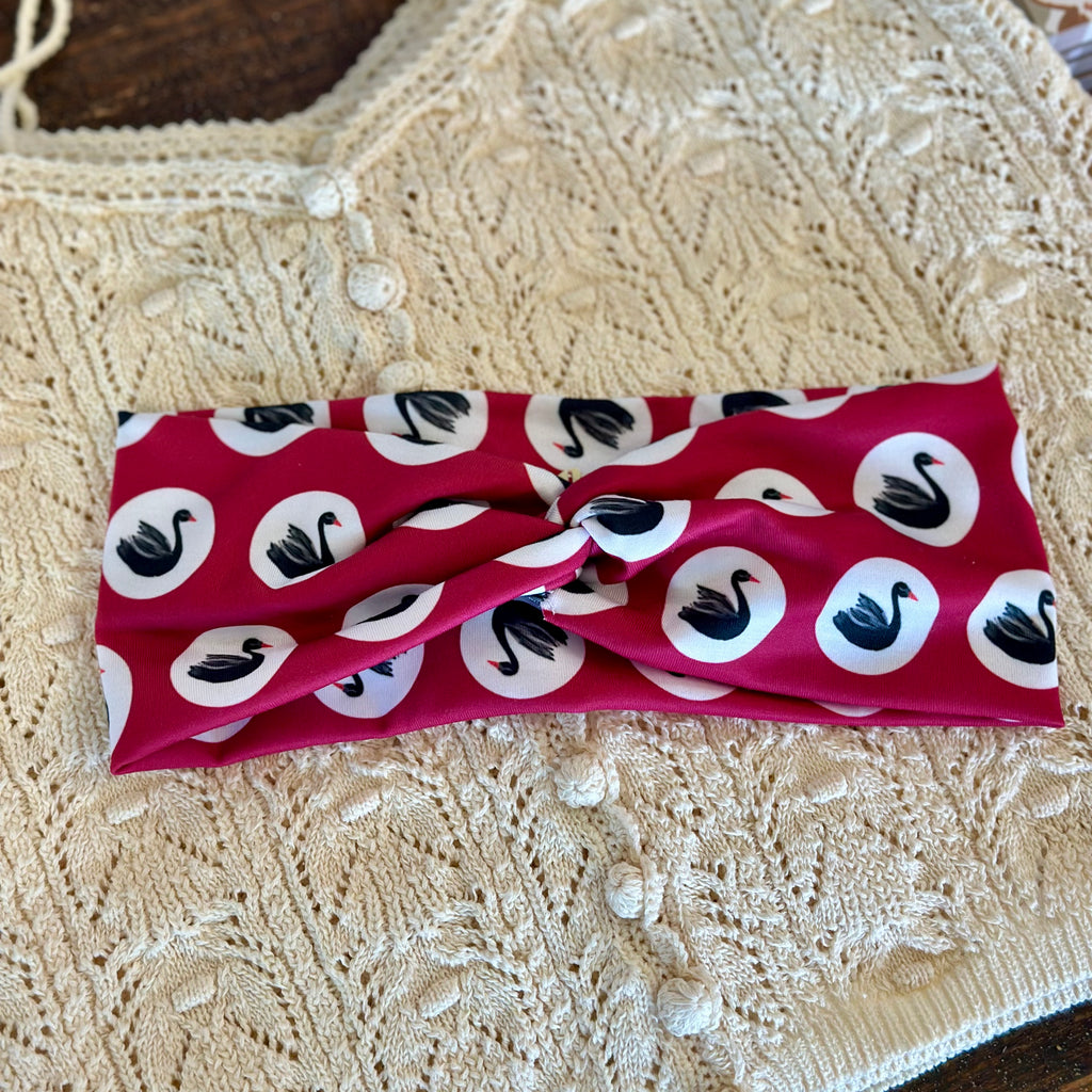 Black Swan Twist Turban