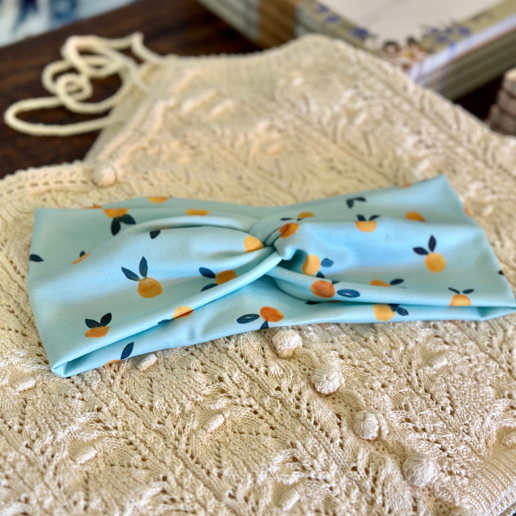 Little Cutie Orange Twist Turban