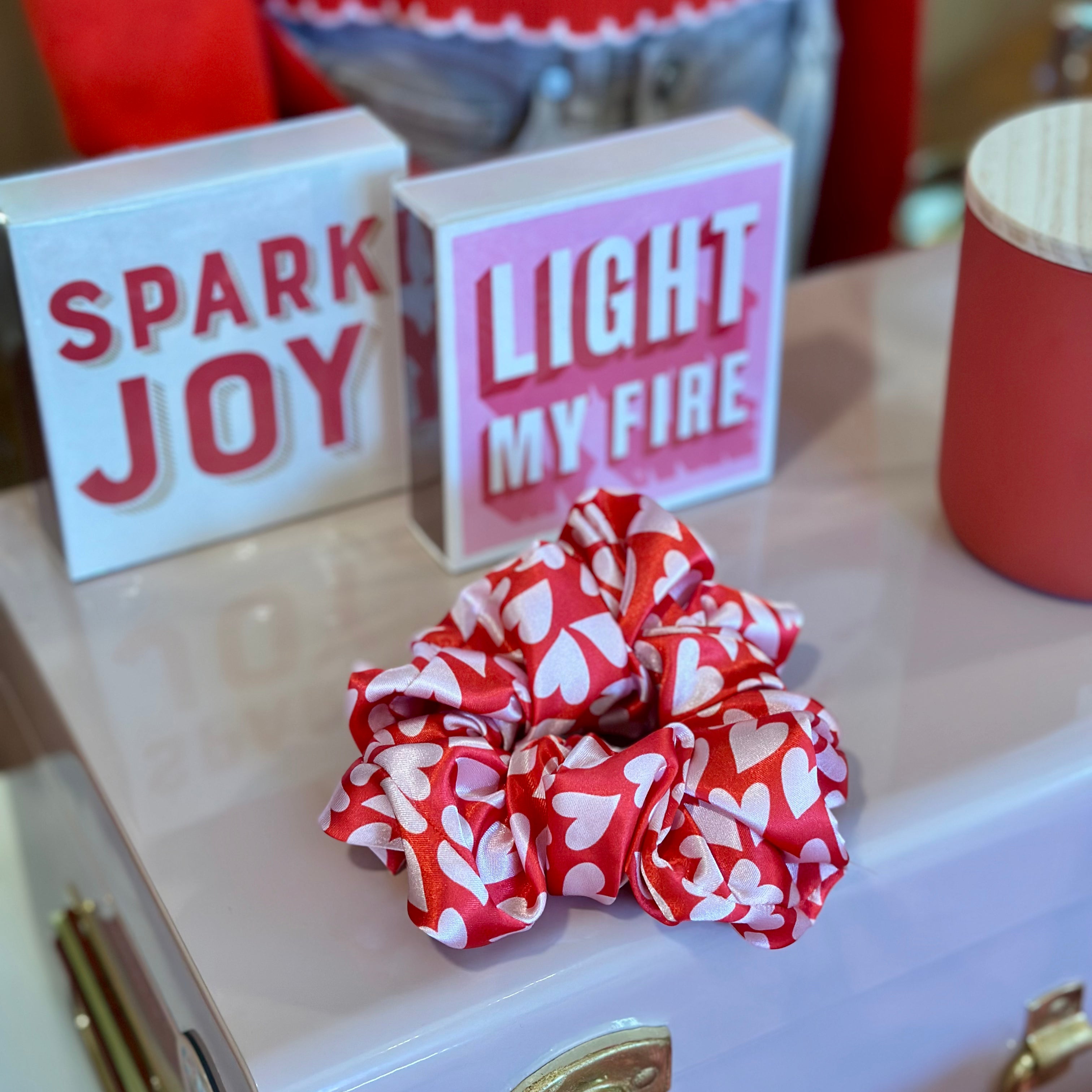 Lots of Love Oversized Satin Scrunchie