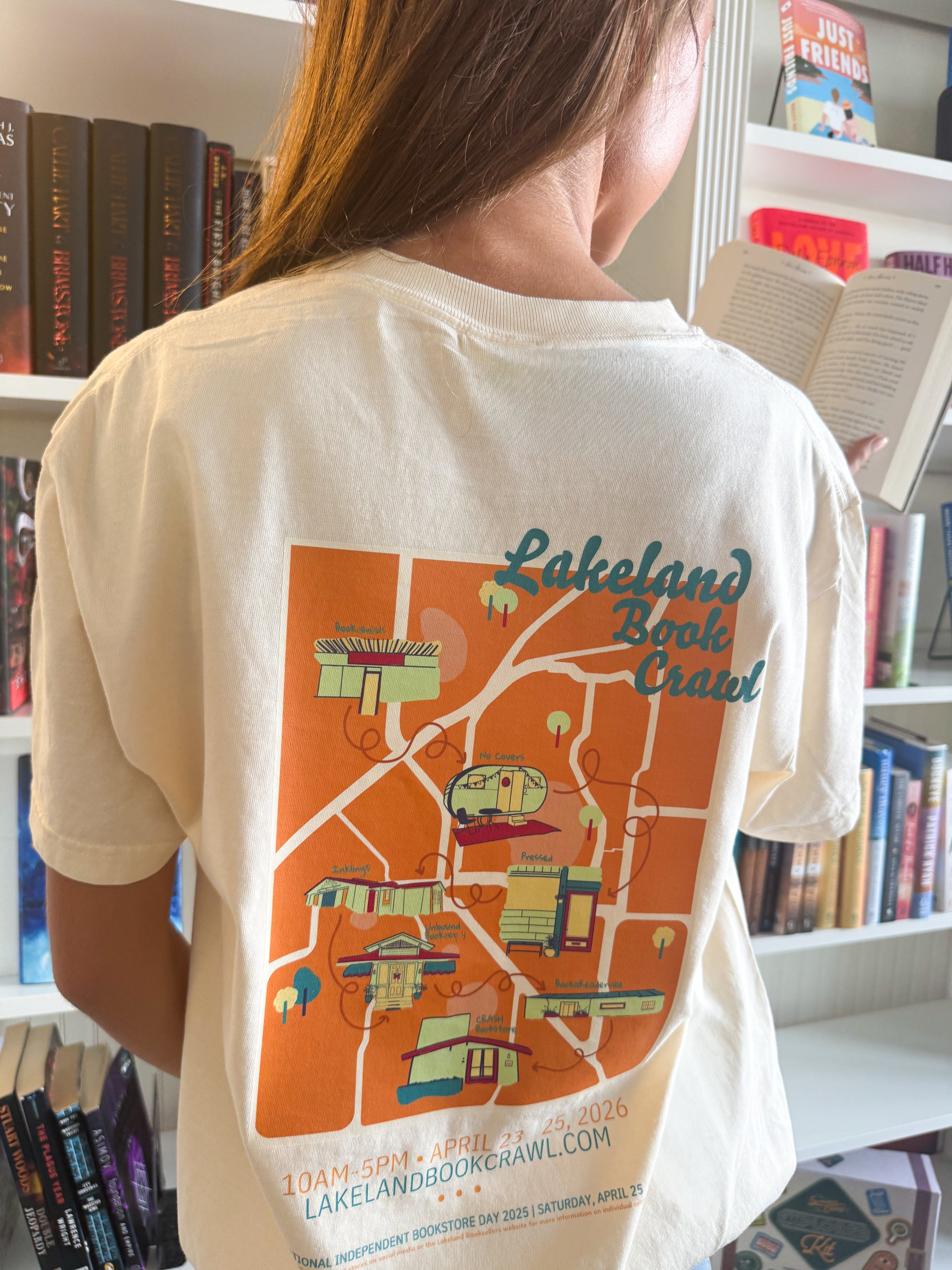 Lakeland Book Crawl 2026 Tee
