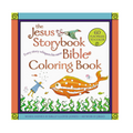Cover of The Jesus Storybook Bible Coloring Book with underwater scene and bright illustrations

