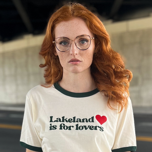 "Lakeland is for Lovers" Ringer Tee