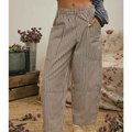 Lillian Stripe Barrel Pant