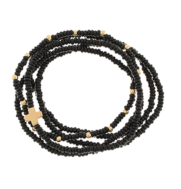 Cross Bracelet Stack