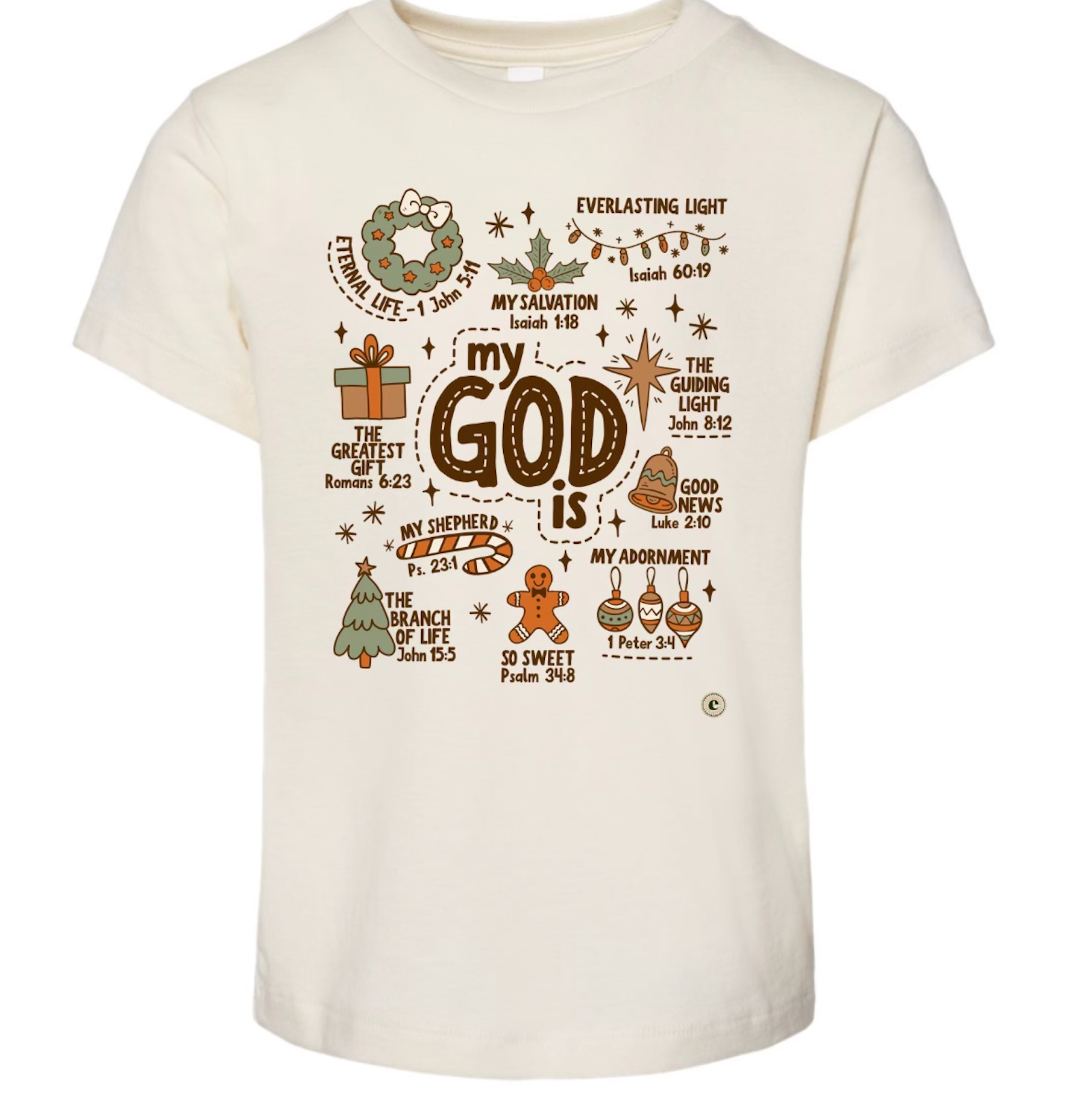 "My God is" Toddler Tee