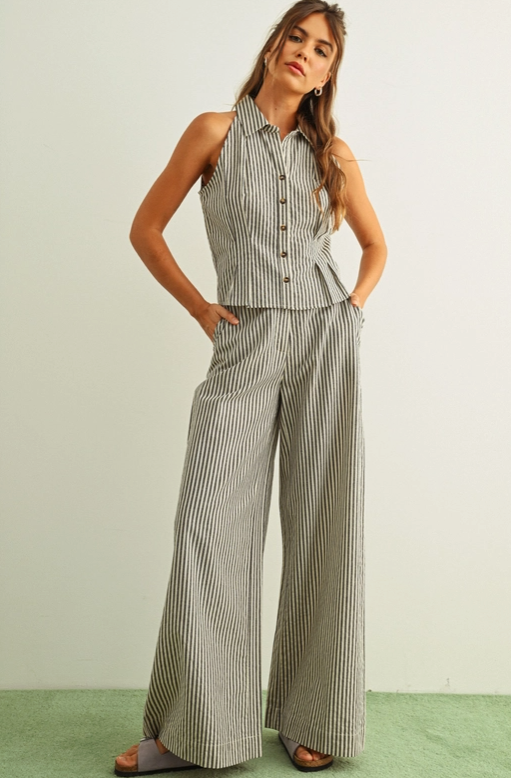 Donna Striped Top