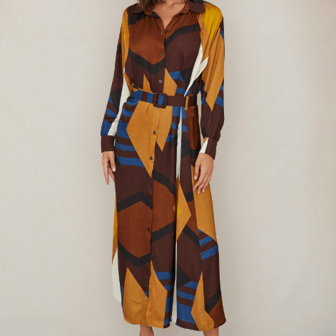 Sylvie Geo Print Dress