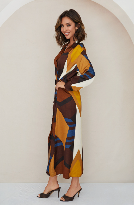 Sylvie Geo Print Dress