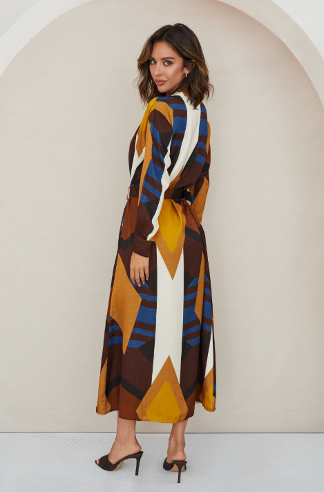 Sylvie Geo Print Dress