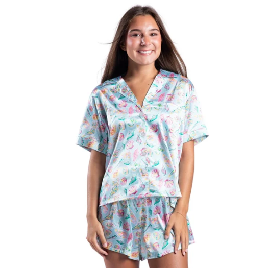 Cora Satin Pajama Set