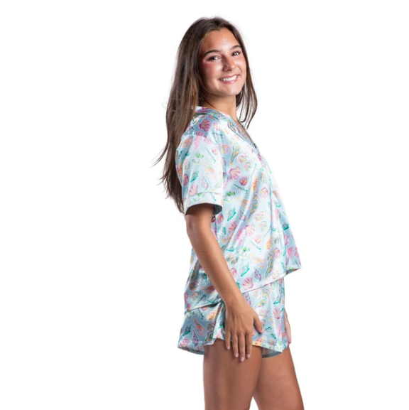 Cora Satin Pajama Set