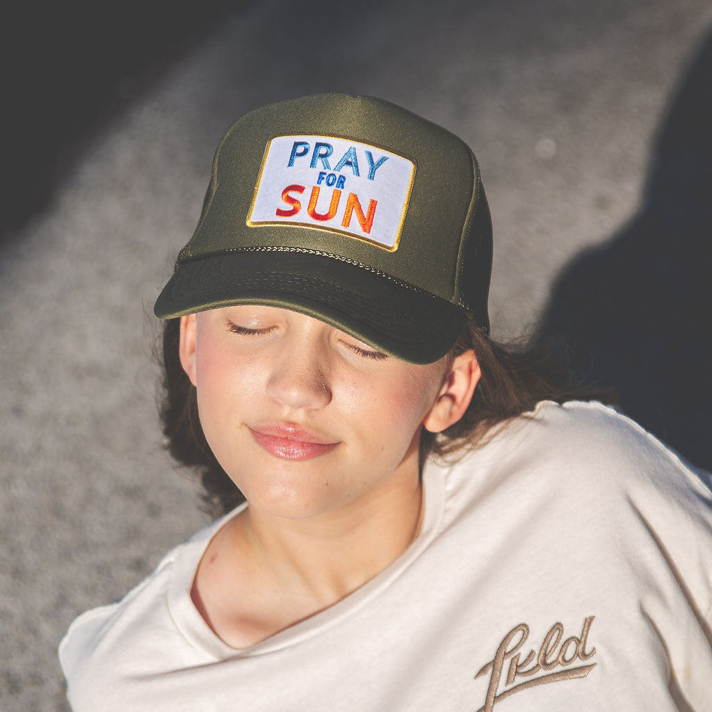 Pray for Sun Trucker Hat